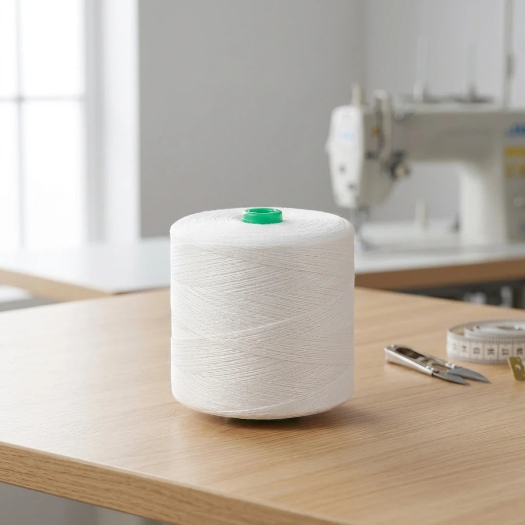 Overlock Thread Large Spool 60s/2 Mercerized Filament Polyester Dyed for Embroidery & Backing Overlocking Stitch