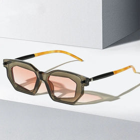 Personality Unique Design Irregular Frame Sunglasses Punk Hip Hop Men Women Shades