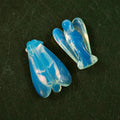 Huiying Charming Mini Sized China Crystal 2 Inch Angels Natural Hand Carved Paperweight for Fengshui Decoration Crafts