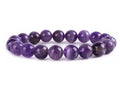 Factory Price Classic 8mm Amethyst round Beads Bracelet Chakra Crystal Quartz Gemstone Buddhism Anniversarial Jewelry