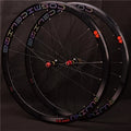 700C Ultra-Light Aluminum Alloy Cycling Wheelset Reflective Marking Wheels with V Brake Clincher for Road Biking
