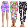 Wholesale Latest Designs Colorful Hearts Love Prints Milk Silk Buttery Soft Brushed Yoga Leggings for Women