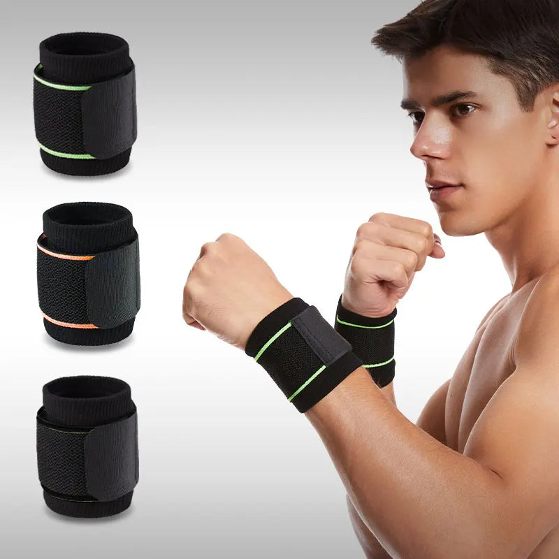 6058# Sporty Adjustable Compression Wrist Wraps Wrist Straps  for Sports Training Exercise Fitness Safty