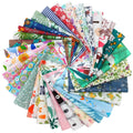 30pcs/lot 100% Cotton Eco-Friendly High-quality Floral Designs Craft Fabric Bundles 15*15cm Quilting Fabric Squares DIY