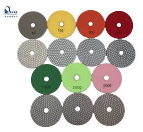 Diamond Concrete Floor Polishing Pads 4 Inch for Angle Grinder or Floor Grinder