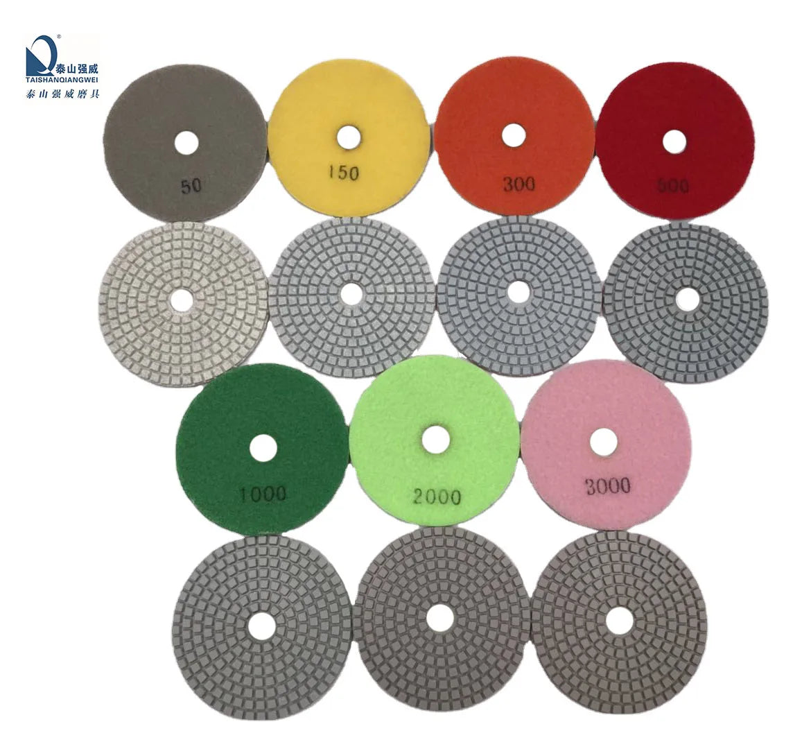 Diamond Concrete Floor Polishing Pads 4 Inch for Angle Grinder or Floor Grinder