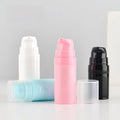 2024 China Factory White 5ml 10ml 15ml PCR Airless Pump Bottle All Plastic Polypropylene Cosmetics Lotion Bottle