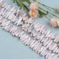 Zhuji Natural AAA Color Pink Purple Biwa Freshwater Pearl Strands 18x20mm Third Party Appraised Irregular Shape for Sale