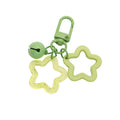 Promotion Cheap Cute Cartoon Jelly Star Other Keychain Pentagram Kawaii Fancy Candy Color Acrylic Star Charm Keyring Accessories