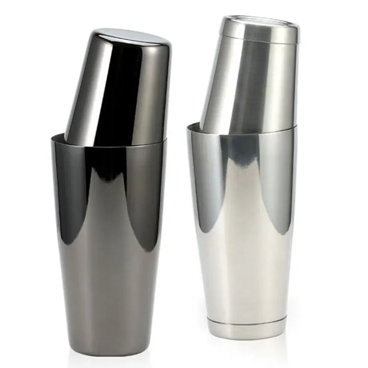 Professional Bartender 20oz Stainless Steel Boston Shaker 600+800 ML Cocktail Shaker Tin Tin Cocktail Shaker
