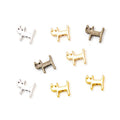 4 Colors Cat Charms Antique Silver Color Beads Fit Bracelets Necklace Jewelry Making DIY Accessories 12*11mm D965