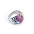 Stainless Steel Fashion Rings for Women Iced Out CZ Crystal 2021 Fashion Rings With Cheap Price in Sales