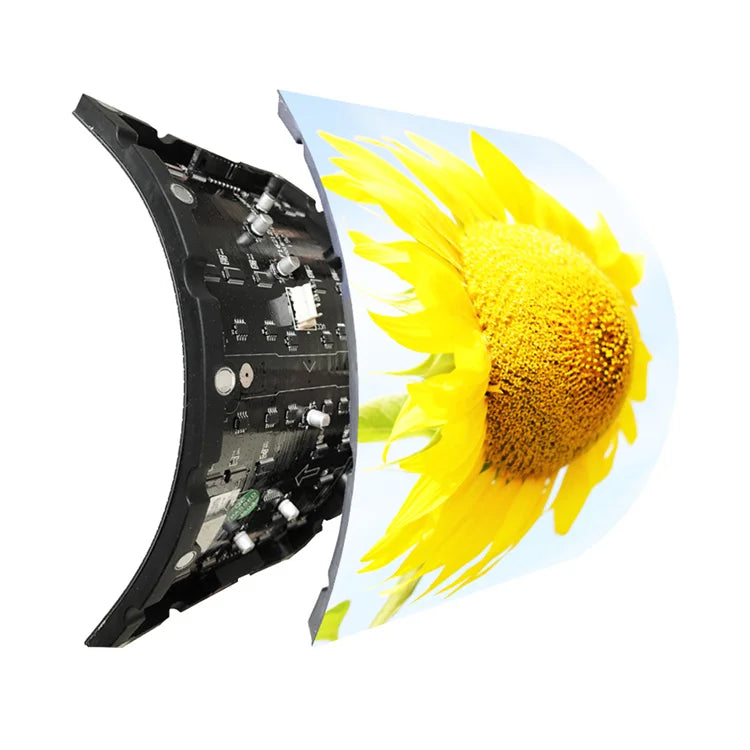 DOOH Modular Led Screen 1200Nits Flexible Video Wall Soft Led Display Advertising Programmable Film Flexible Led Displays