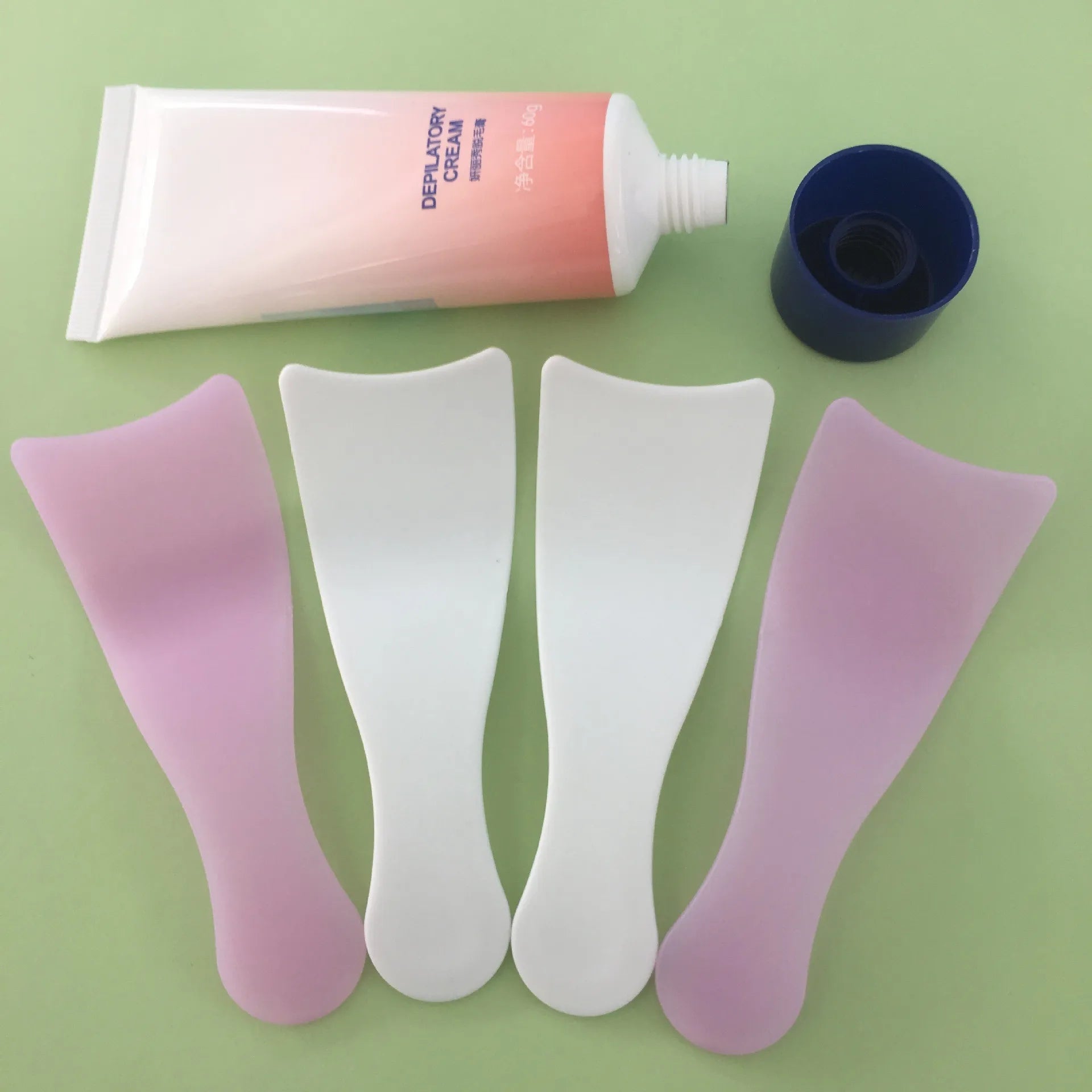 11cm Plastic Hair Removal Paste Scraper Hair Wax Spatula