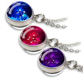 New 12 Constellations Jewelry Glowing Silver Globe Pendant Necklace Women Girl Zodiac Sign Necklace