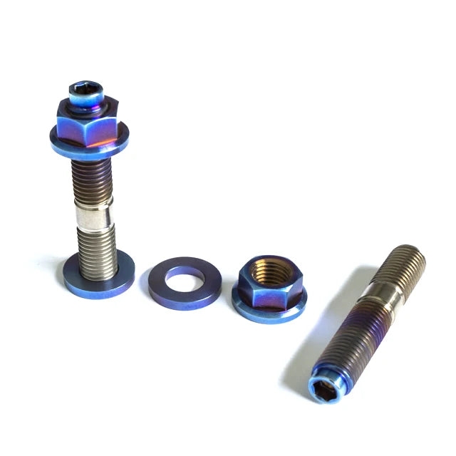 Grade 5 Titanium Exhaust Manifold Stud Kit M8 M10 with Nut and Washer