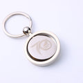 Wholesale Rotatable Custom Cheap Personalized Key Chain Character Metal Key Ring With Logo No Minimum