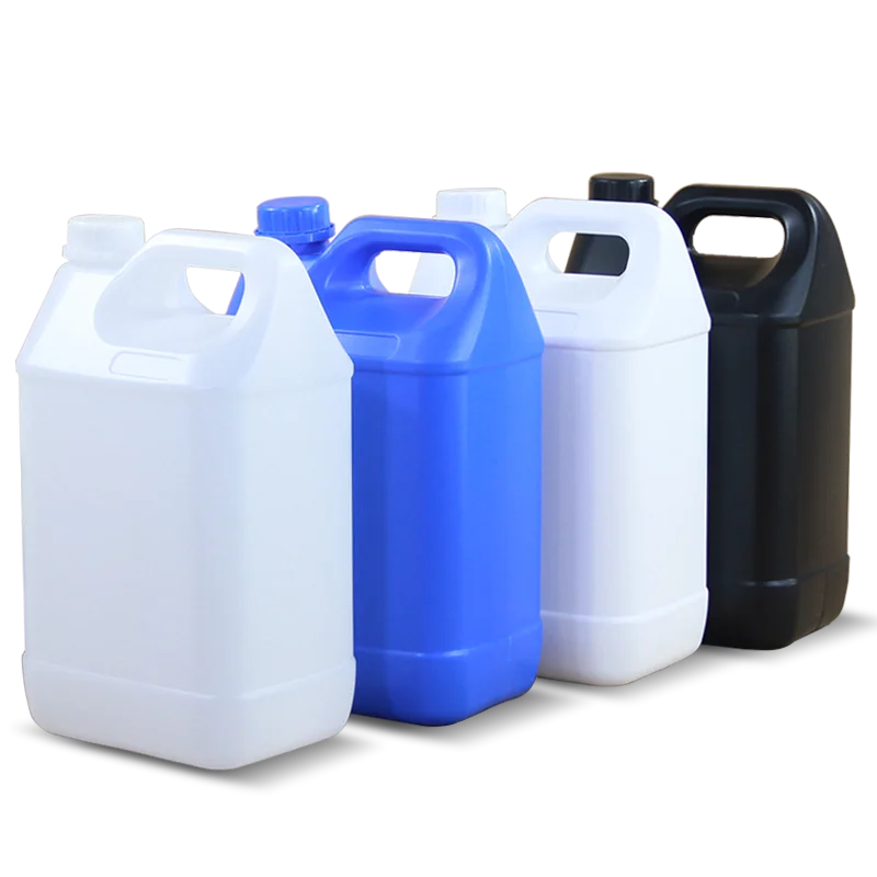 Top Grade Packing 5L Plastic Jerry Can With Tamper Evident Lids for Liquid Oil Storage