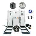 2025 Portable Restroom Toilet Trailers Mobile Toilet Prefab Bathroom Mobile Shower Room Temporary Toilet Room With Shower