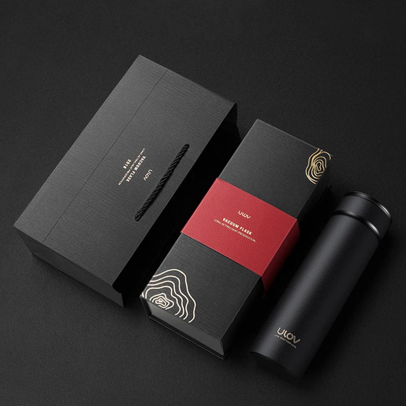 Gifts Customized 500ML Smart Straight Thermos Temperature Display  Vacuum Flasks  for Gift