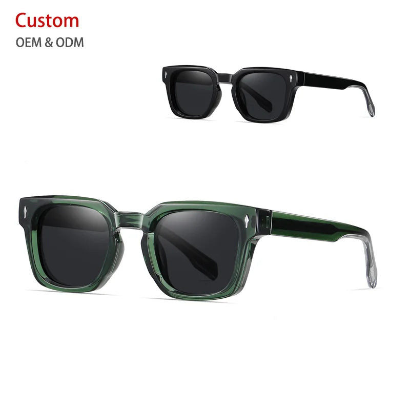 SKYWAY Luxury Men Sunglasses  Unisex Polarized Square Thick Black Frame Men Reading Classical Sunglasses Gafas De Sol