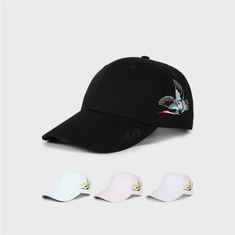Oem Odm Black Classic Basic Simple Cotton Custom Embroidery Logo Casquette Baseball Cap