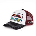 Custom Summer Combination of Colors 5 Panel Foam Trucker Hats Polyester Mesh Trucker Cap With Applique Embroidered Patch