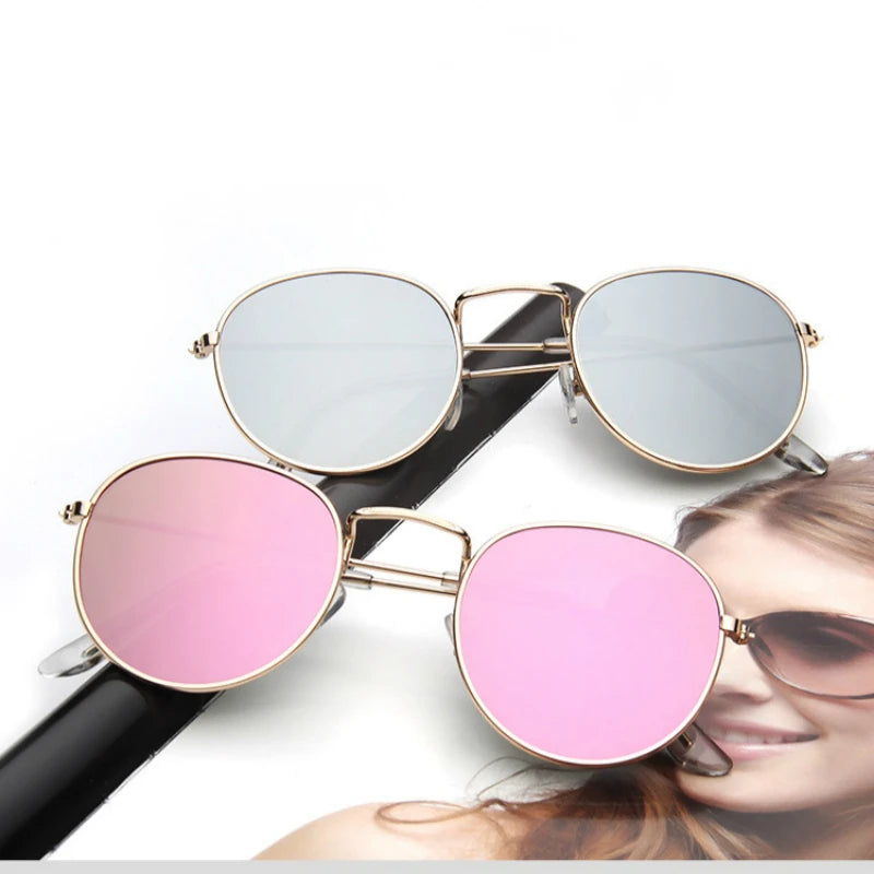 Lucky Eyewear High Fashion Popular UV400 Men Women Round Sunglasses Aviation Sun Glasses Colorful Lenses Shades