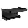 304 Stainless Steel Modern Wall-Mounted Eco-Friendly Toilet Paper Holder with Shelf for Home Bathroom