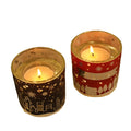 Low Price Handmade Custom Soy Wax Lavender Scented Aromatherapy Candles Luminous Glass Jars Home Fragrance Diwali Bars