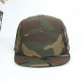 Unisex Unstructured Camouflage Sports Cap 100% Cotton Custom Embroidered Logo 5 Panel Outdoor Hat for Fishing and Travel