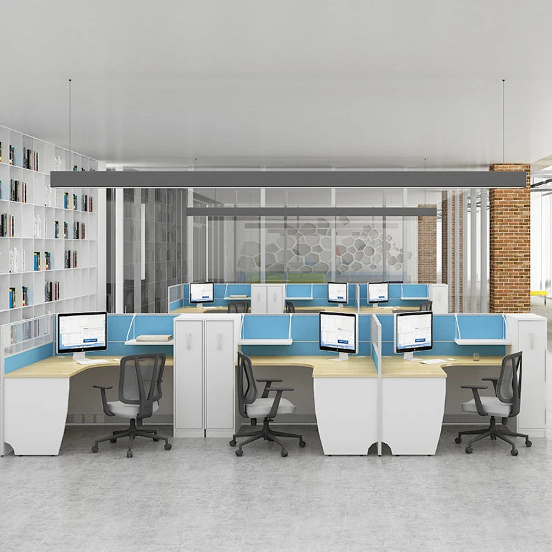 New Arrival Call Center Table Furniture Acrylic Modular Cubicle Office Workstation Desk