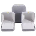Velvet Square Jewelry Packaging Box Custom Logo Gift Bangle Quality Velvet Jewelry Packing