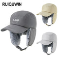 RUIQUWIN Wholesale High Quality Men's Earmuff Cycling Cap Windproof Warm Winter Baseball Cap for Hiking Climbing Daily Wear