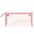 Transparent PVC Pencil Bag with Large Capacity & Zipper for School Students
