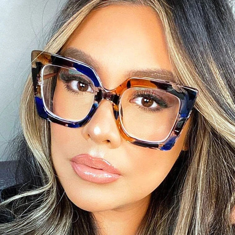 2021 Frame Eyeglasses Model Eyewear Frame Vintage Cat Eye square clear Shades Sunglasses Women Wholesale Glasses Frames Optical