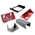 Custom OEM Aluminium Pergola Corner Brace Electric Motor Fan Cover Solid Metal Fabrication