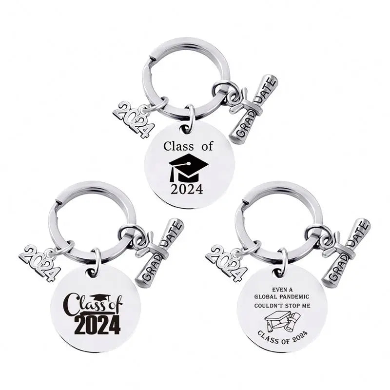 2025 Graduation Gifts for Him Her Funny High School College Graduation Gifts Metal Keychain Boys Girls Nurse Law School Students