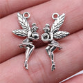 WYSIWYG 100pcs/bag 26x11mm Angel Charms for Jewelry Making ABD-C11424