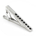 Wholesale Black Enamel Elegant Tie Clips Custom Mens Suit Shirt Fashion Accessory Tie Pin Wedding Tuxedo Trendy Jewelry Gift Set