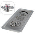 304 Stainless Steel Kitchen Sink With Glass Rinser 360 Degrees Rotating Double Sprinkler Kitchen Cup Washer