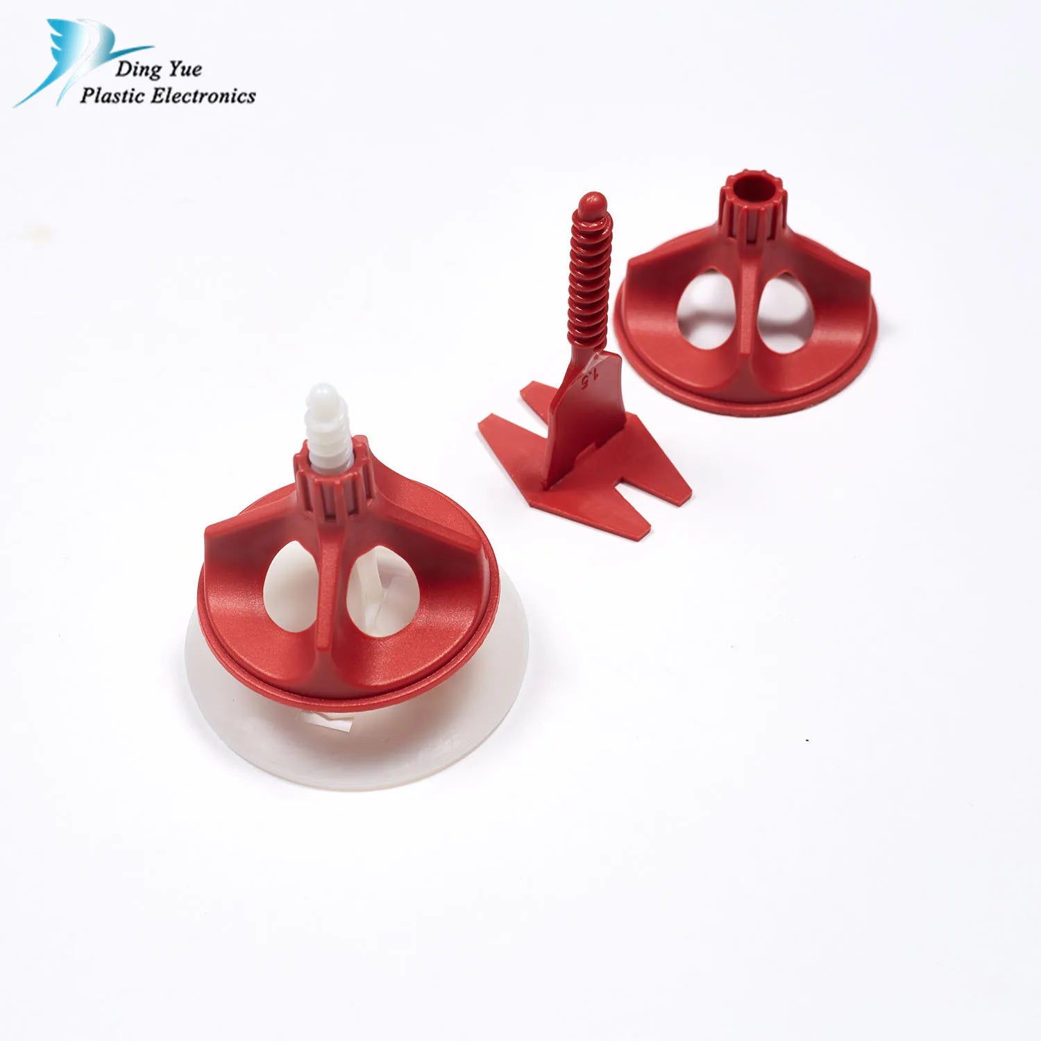 Durable Tile Leveling System 3mm Spin Clips Screw Cap Wedges For Industrial Tiling Projects