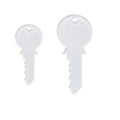 Sublimation Blanks Key Shape Key Chain Custom Single Side Acrylic Key Rings