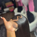 34 Inch Transparent HD Lace Closure Wig 4x4 Closure Silky Straight HD Lace Frontal Wig Natural Human Hair Wig