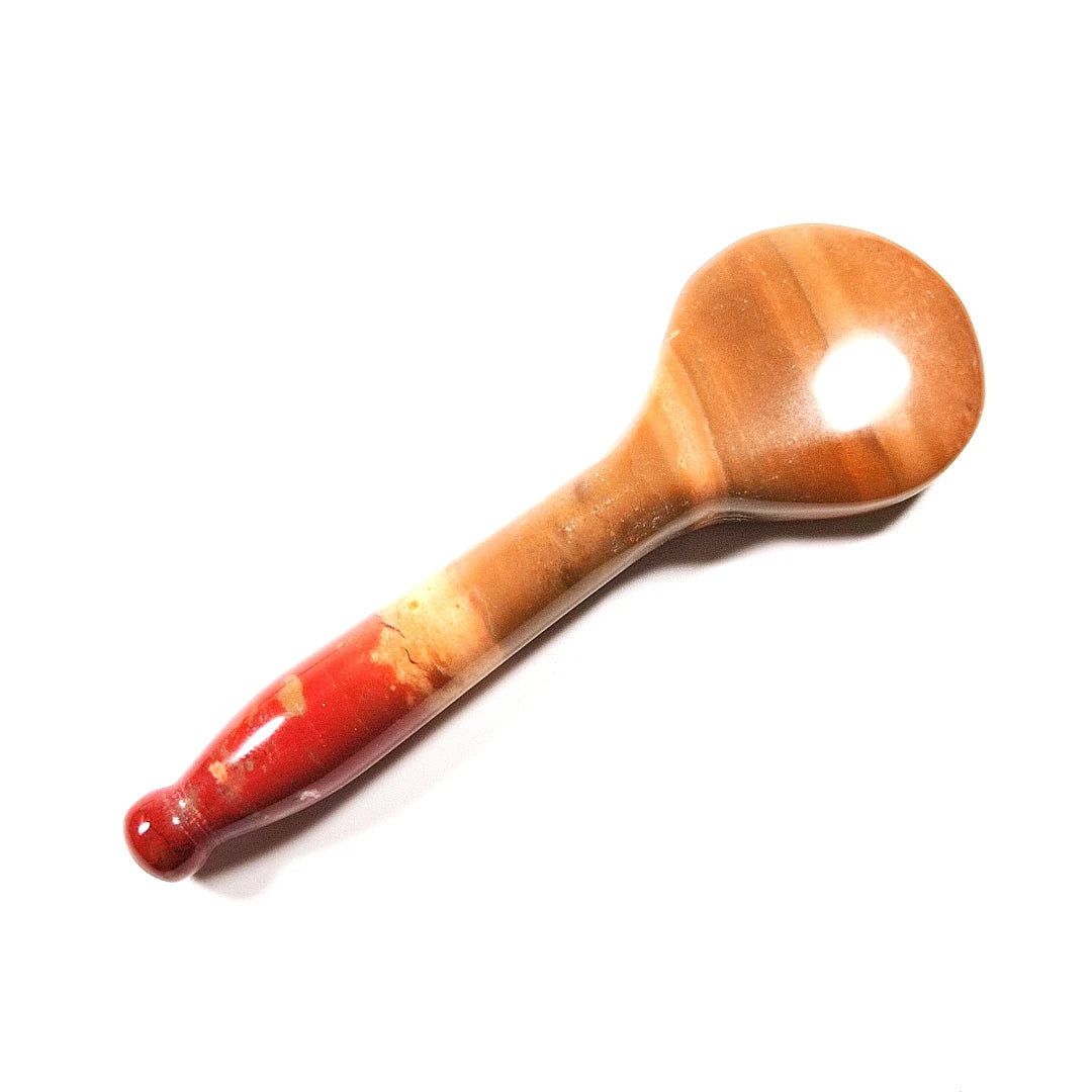 HY New Royal anti-aging spoon scraping massage guasha mookaite jasper body massager tools for parents