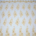 HY0751 Hand Yellow Beads Tulle Lace Fabric Luxury Sequins High-end Embroidery Austria Lace Fabric for Nigeria Wedding Party