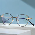 2026 New Arrival Designer Customized Metal Unisex Optical Frames Wholesale Customized Eyeglasses for Women Solid Computer