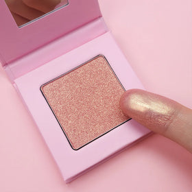 Face Private Label Loose Highlighter Powder Pink Vegan Pressed Makeup Highlighter Palette