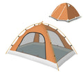 Double Layer Rainproof Windproof Camping Aluminum Pole Tent Twin 3-4 People Outdoor Fully Automatic Quick Build Camping Tent