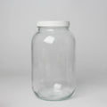 Storage Jar Wide Mouthed One Gallon Glass for Food Storage Mason Glass with Plastic Lid 4L 128oz Kitchen Multifunction CLASSIC